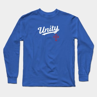 Unity Baseball Jersey (on DARK) Long Sleeve T-Shirt